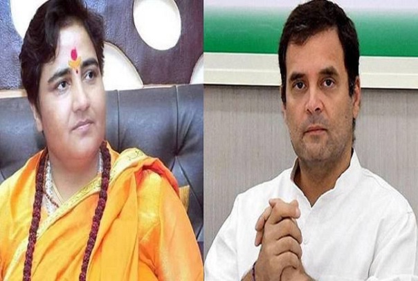 rahul gandhi pragya singh thakur