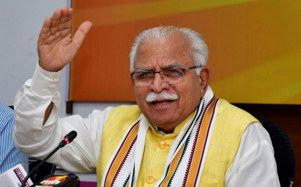 monoharlal khattar haryana chief minister